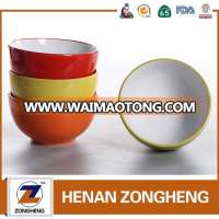 stock cheap custom color wholesale ceramic mixing soup salad bowl set